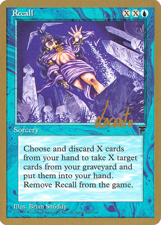 Recall (Michael Loconto) [Pro Tour Collector Set] | Devastation Store