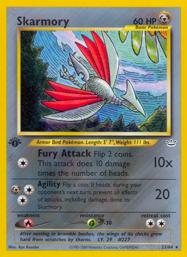 Skarmory (23/64) [Neo Revelation 1st Edition] | Devastation Store