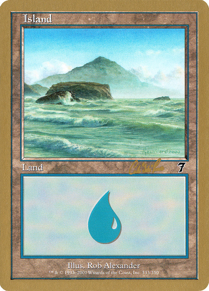 Island (cr333) (Carlos Romao) [World Championship Decks 2002] | Devastation Store