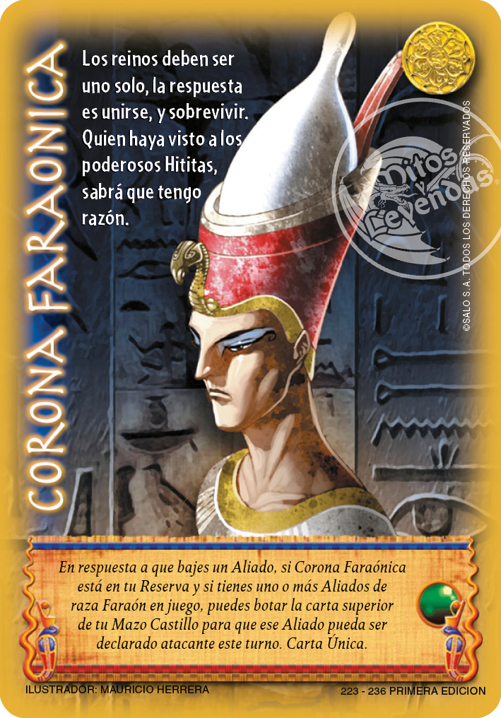 Corona Faraonica, Leyendas - Devastation Store | Devastation Store