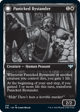 Panicked Bystander // Cackling Culprit [Innistrad: Double Feature] | Devastation Store