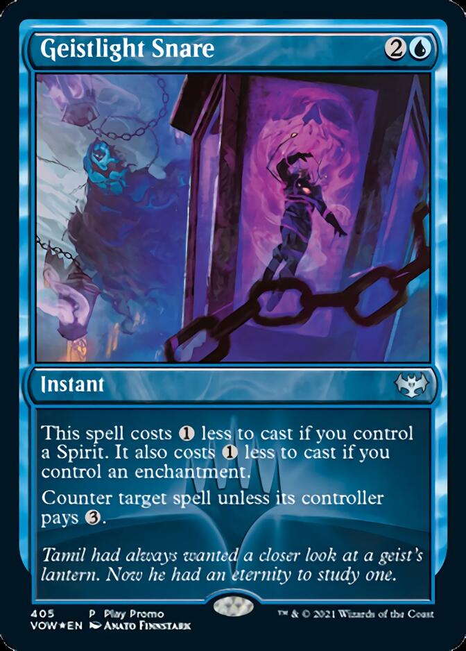 Geistlight Snare (Play Promo) [Innistrad: Crimson Vow] | Devastation Store