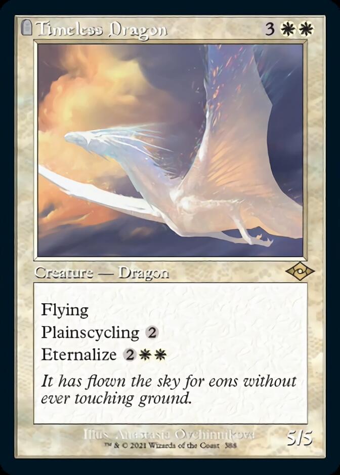 Timeless Dragon (Retro Foil Etched) [Modern Horizons 2] | Devastation Store