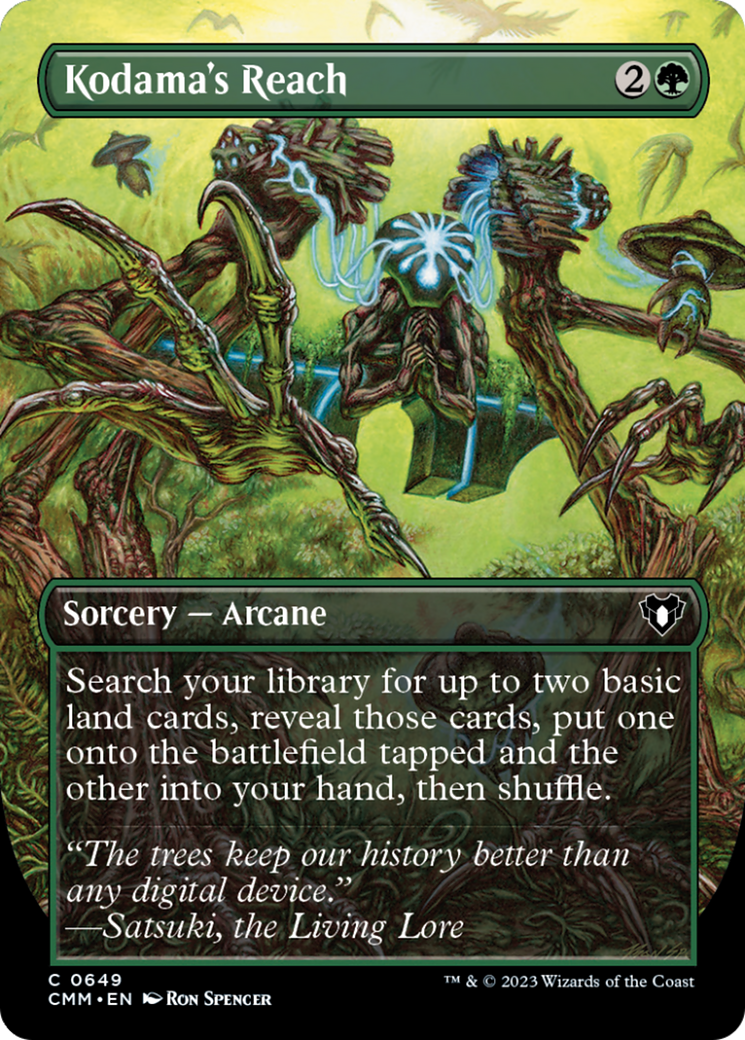 Kodama's Reach (Borderless Alternate Art) [Commander Masters] | Devastation Store