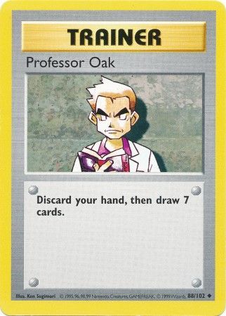 Professor Oak (88/102) [Base Set Shadowless Unlimited] | Devastation Store