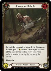 Ravenous Rabble (Red) [ARC191] Unlimited Edition Rainbow Foil - Devastation Store | Devastation Store