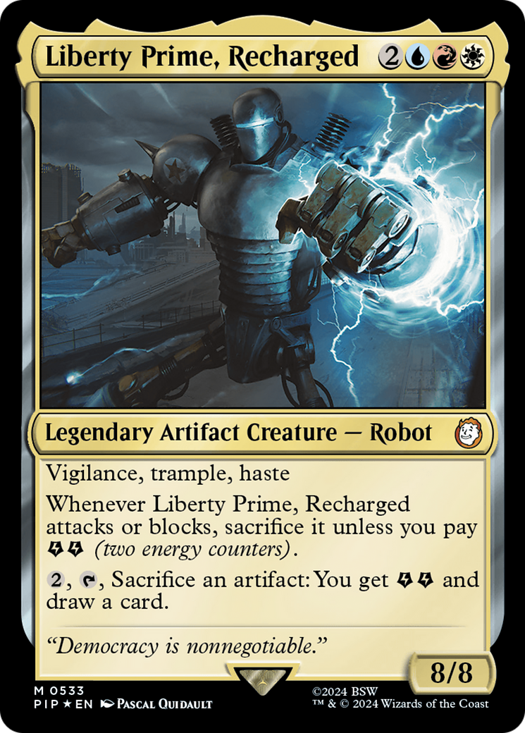 Liberty Prime, Recharged (Surge Foil) [Fallout] | Devastation Store