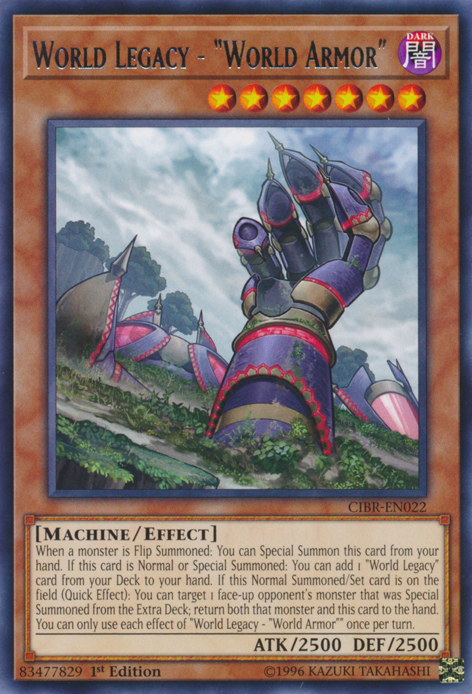 World Legacy - "World Armor" [CIBR-EN022] Rare | Devastation Store