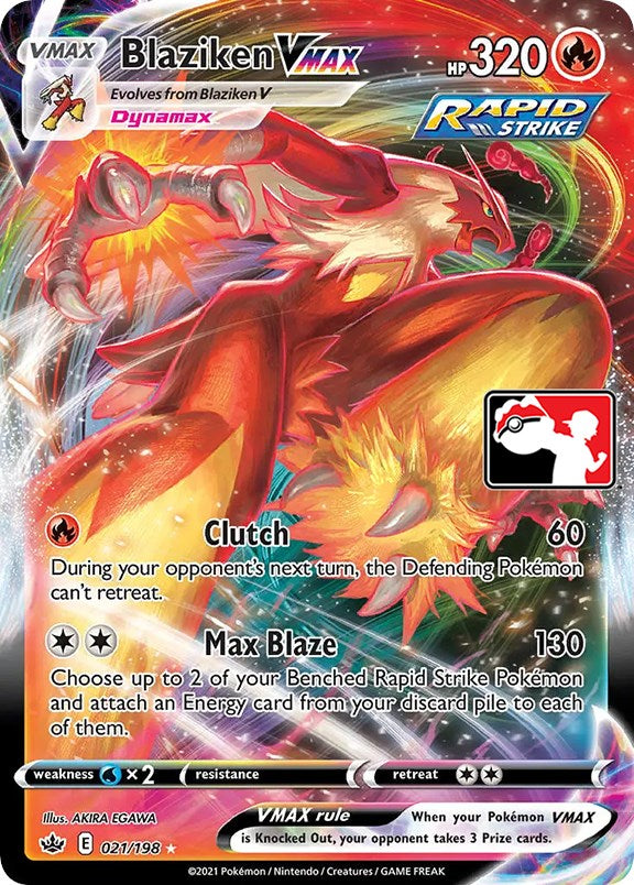 Blaziken VMAX (021/198) [Prize Pack Series One] | Devastation Store