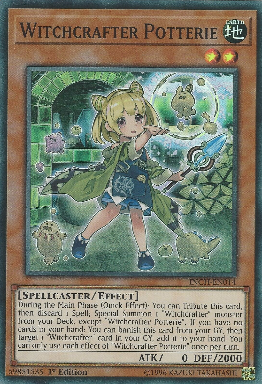 Witchcrafter Potterie [INCH-EN014] Super Rare | Devastation Store