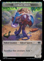 Eldrazi Spawn // Satyr Double-Sided Token [Commander Masters Tokens] | Devastation Store