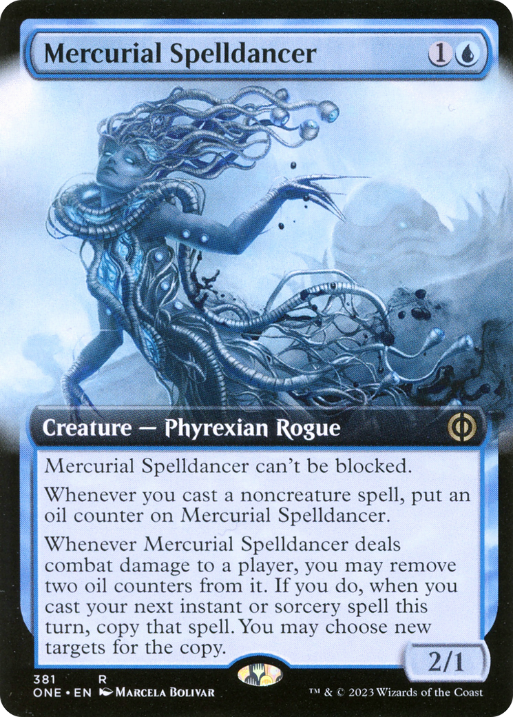 Mercurial Spelldancer (Extended Art) [Phyrexia: All Will Be One] | Devastation Store