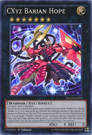 CXyz Barian Hope [NECH-EN096] Super Rare | Devastation Store