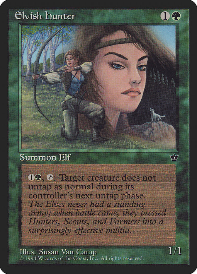 Elvish Hunter (Susan Van Camp) [Fallen Empires] - Devastation Store | Devastation Store