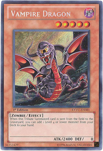 Vampire Dragon [EXVC-EN081] Secret Rare | Devastation Store