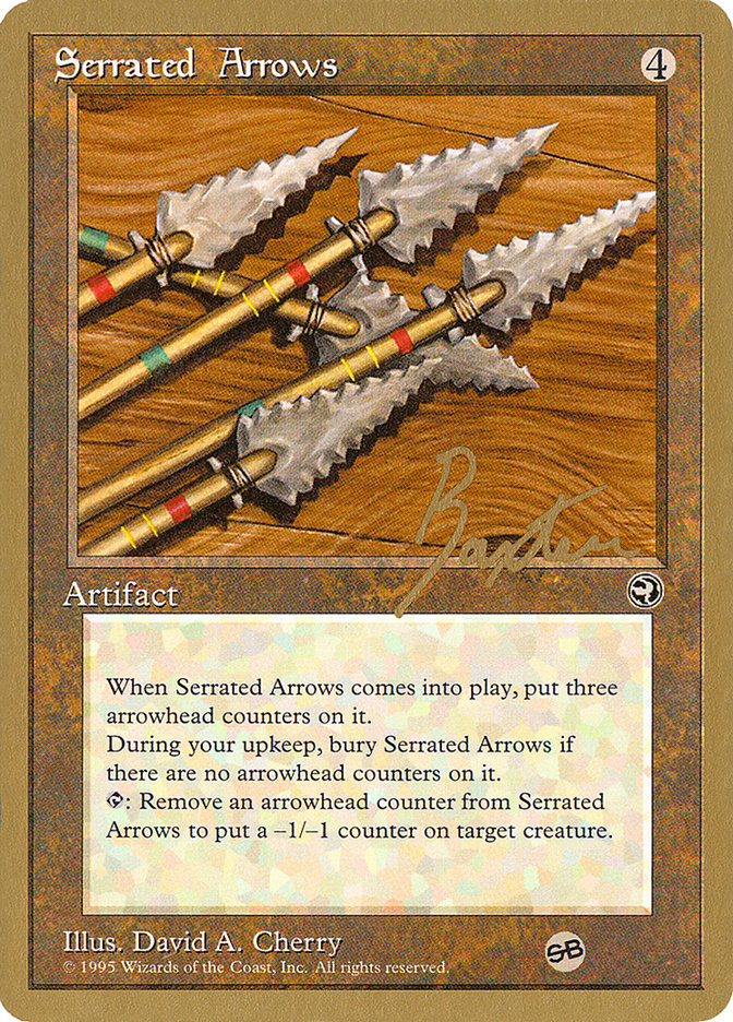 Serrated Arrows (George Baxter) (SB) [Pro Tour Collector Set] | Devastation Store