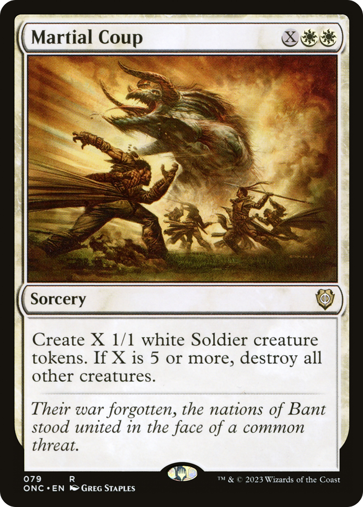 Martial Coup [Phyrexia: All Will Be One Commander] | Devastation Store