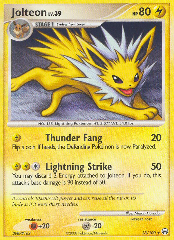 Jolteon (23/100) [Diamond & Pearl: Majestic Dawn] | Devastation Store