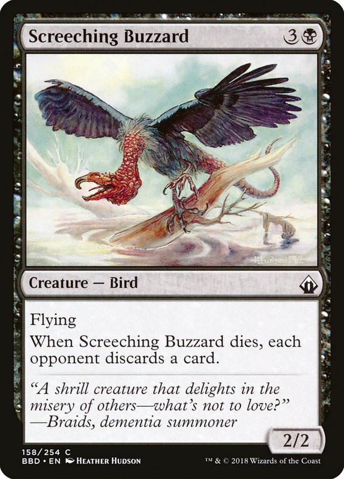 Screeching Buzzard [Battlebond] | Devastation Store