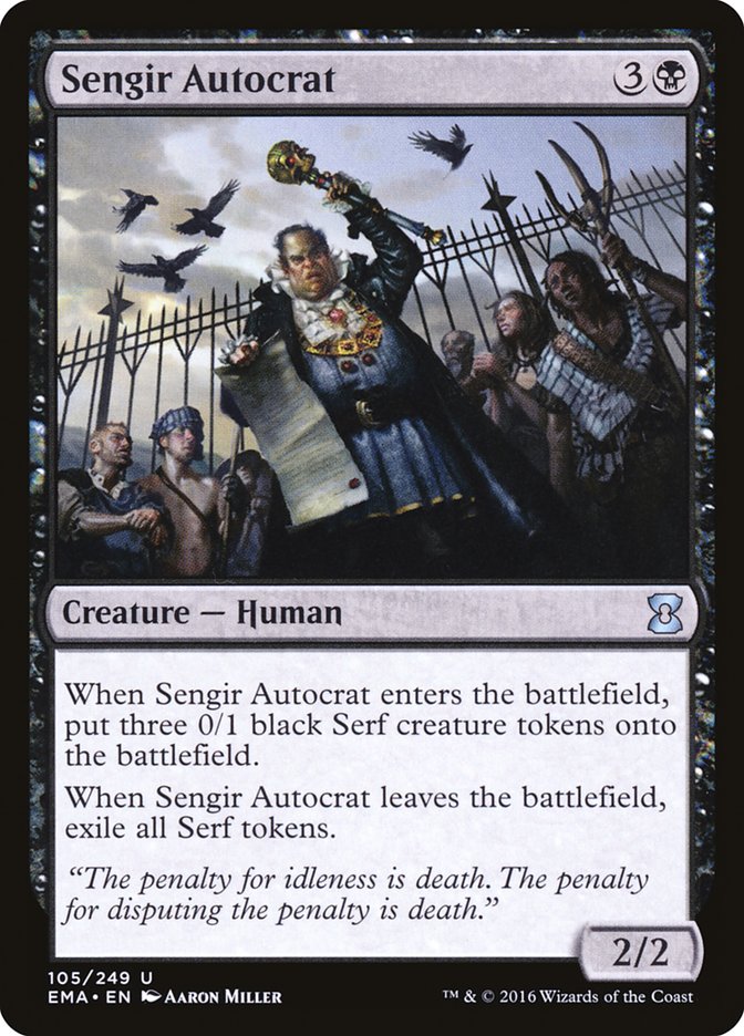 Sengir Autocrat [Eternal Masters] - Devastation Store | Devastation Store