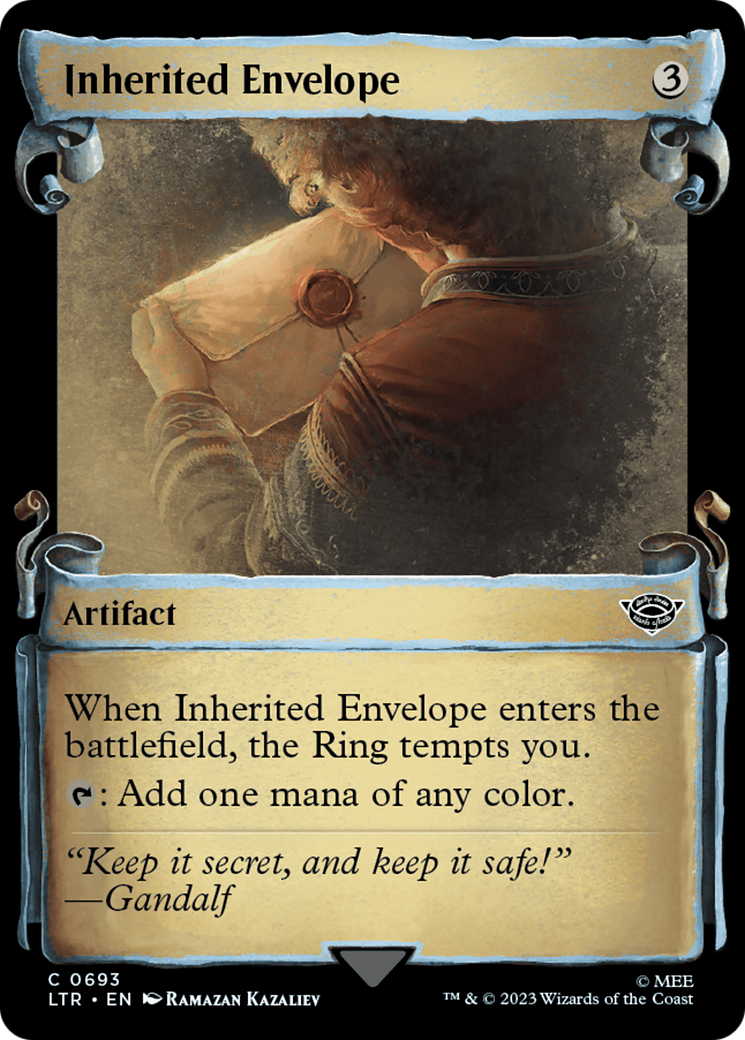 Inherited Envelope [The Lord of the Rings: Tales of Middle-Earth Showcase Scrolls] | Devastation Store