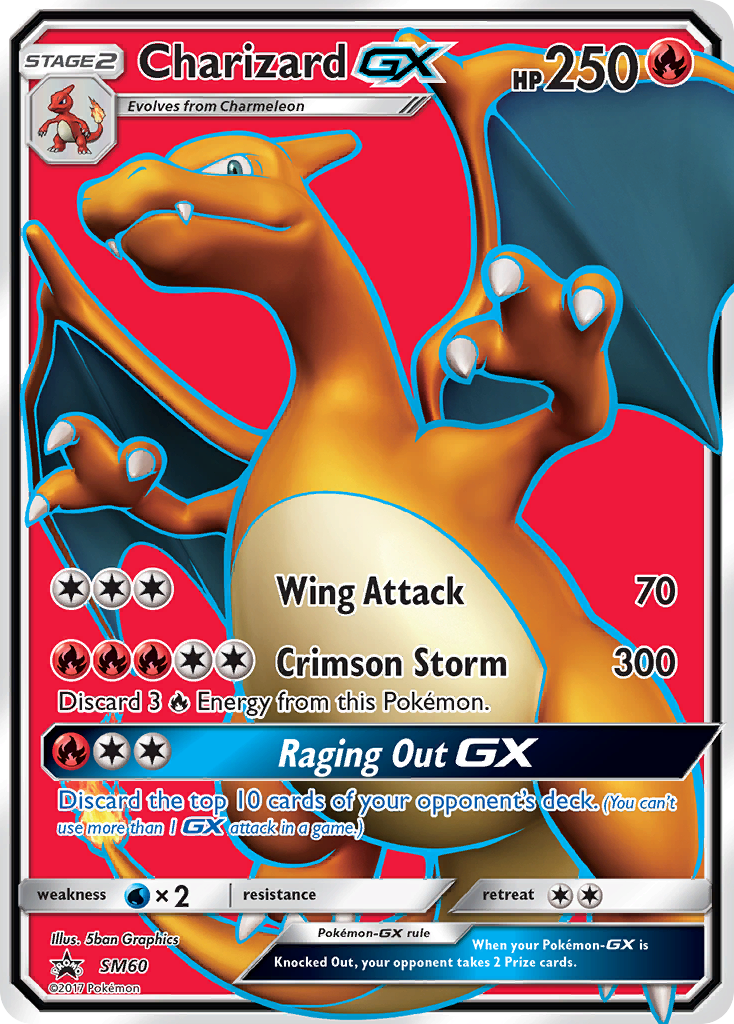 Charizard GX (SM60) [Sun & Moon: Black Star Promos] | Devastation Store