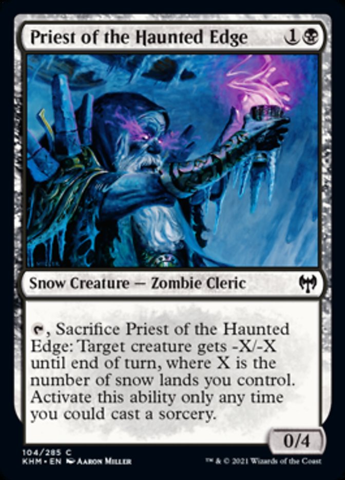 Priest of the Haunted Edge [Kaldheim] | Devastation Store