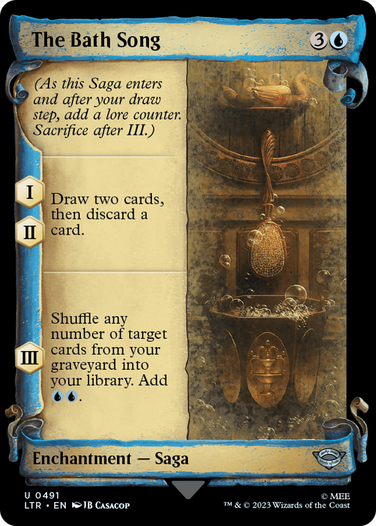 The Bath Song [The Lord of the Rings: Tales of Middle-Earth Showcase Scrolls] | Devastation Store