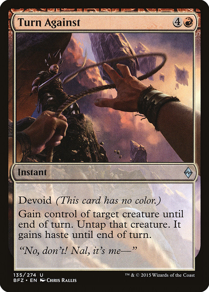 Turn Against [Battle for Zendikar] - Devastation Store | Devastation Store