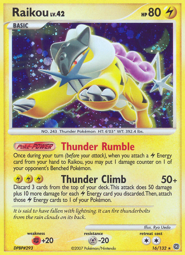 Raikou (16/132) [Diamond & Pearl: Secret Wonders] | Devastation Store