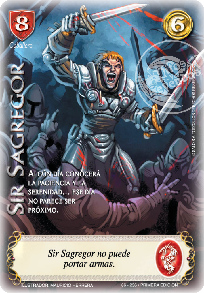 Sir Sagregor, Leyendas - Devastation Store | Devastation Store