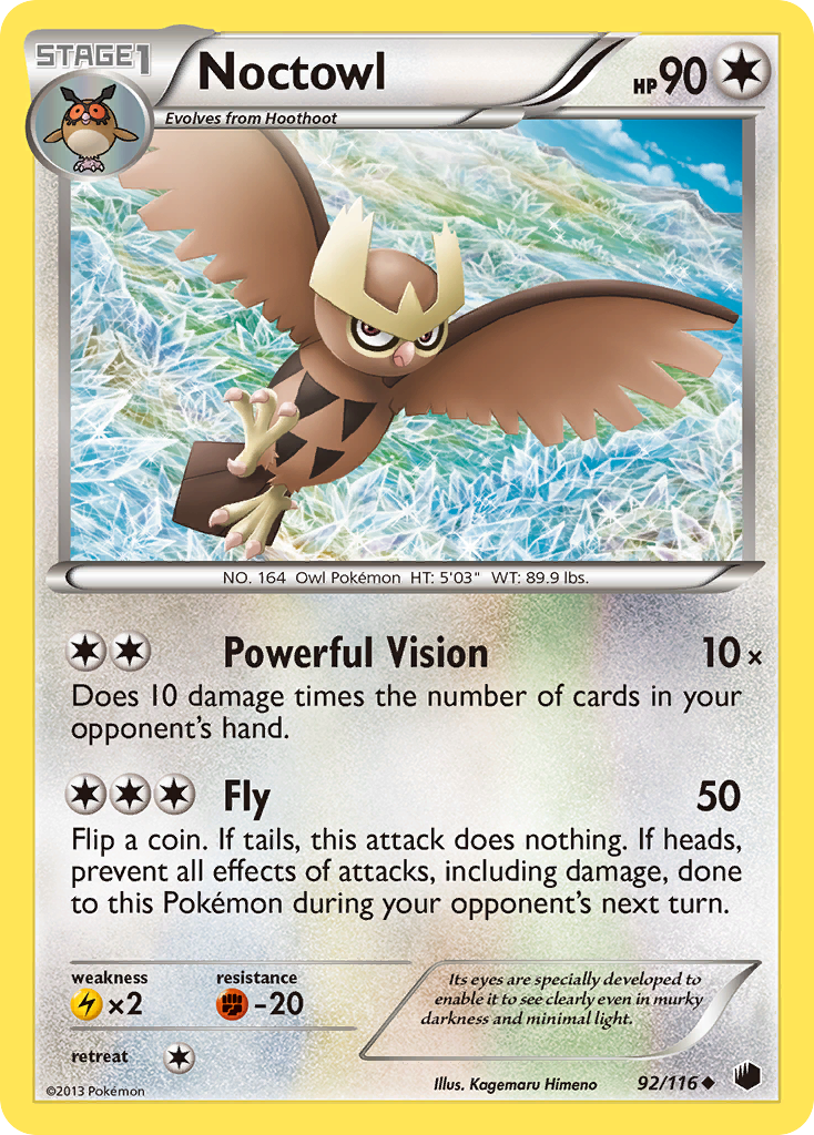 Noctowl (92/116) [Black & White: Plasma Freeze] | Devastation Store