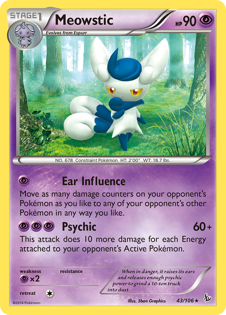 Meowstic (43/106) [XY: Flashfire] | Devastation Store
