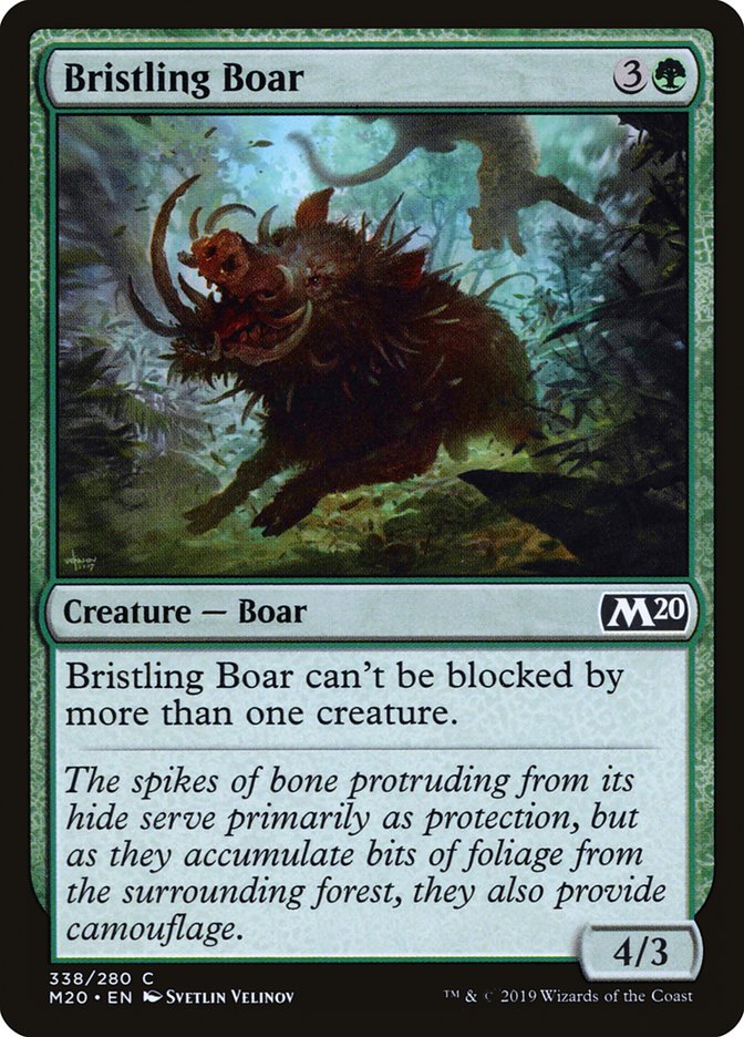 Bristling Boar [Core Set 2020] | Devastation Store