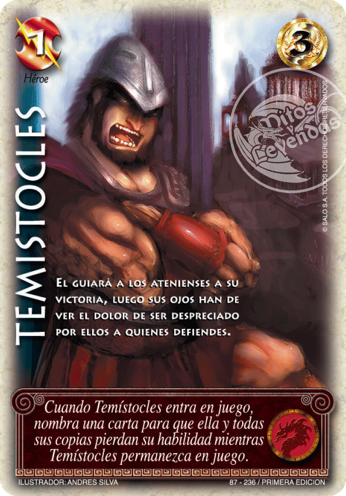 Temistocles, Leyendas - Devastation Store | Devastation Store