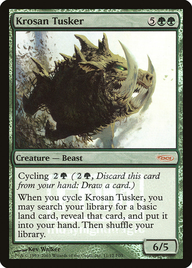 Krosan Tusker [Friday Night Magic 2003] | Devastation Store