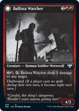 Ballista Watcher // Ballista Wielder [Innistrad: Double Feature] | Devastation Store