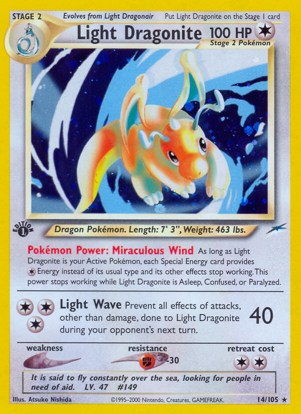 Light Dragonite (14/105) [Neo Destiny 1st Edition] | Devastation Store