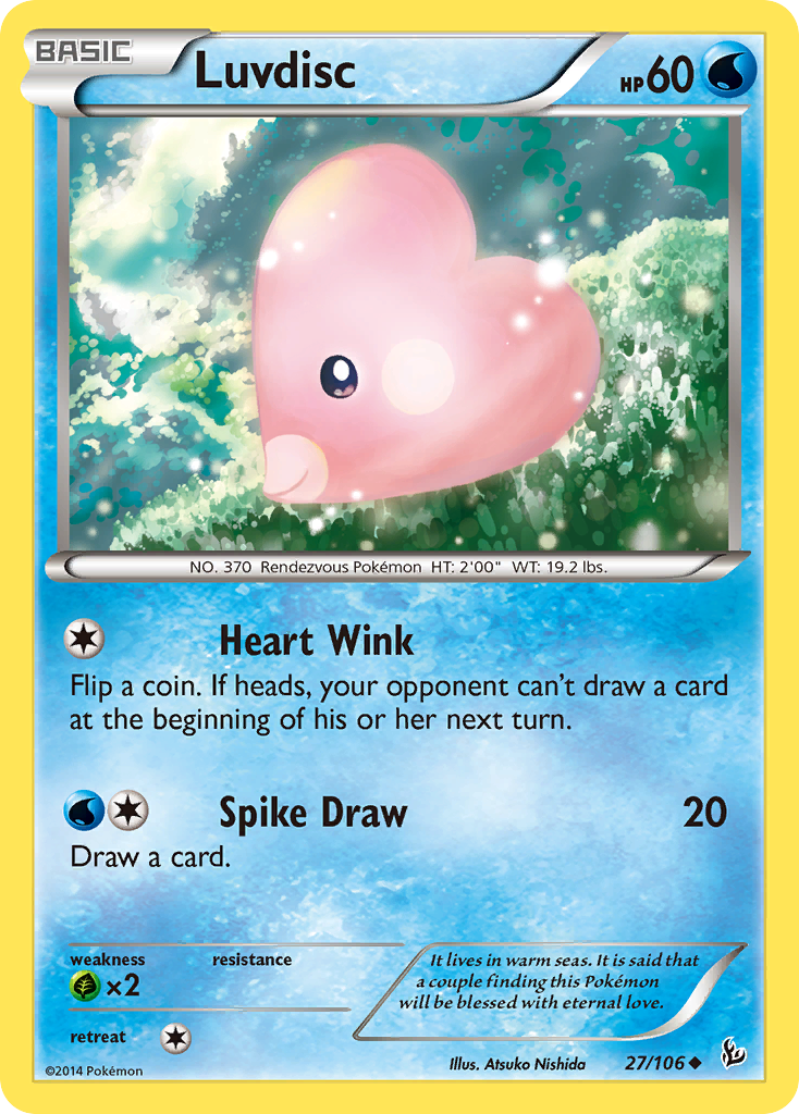 Luvdisc (27/106) [XY: Flashfire] | Devastation Store