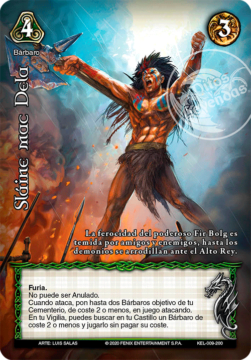 Sláine mac Dela - Devastation Store | Devastation Store