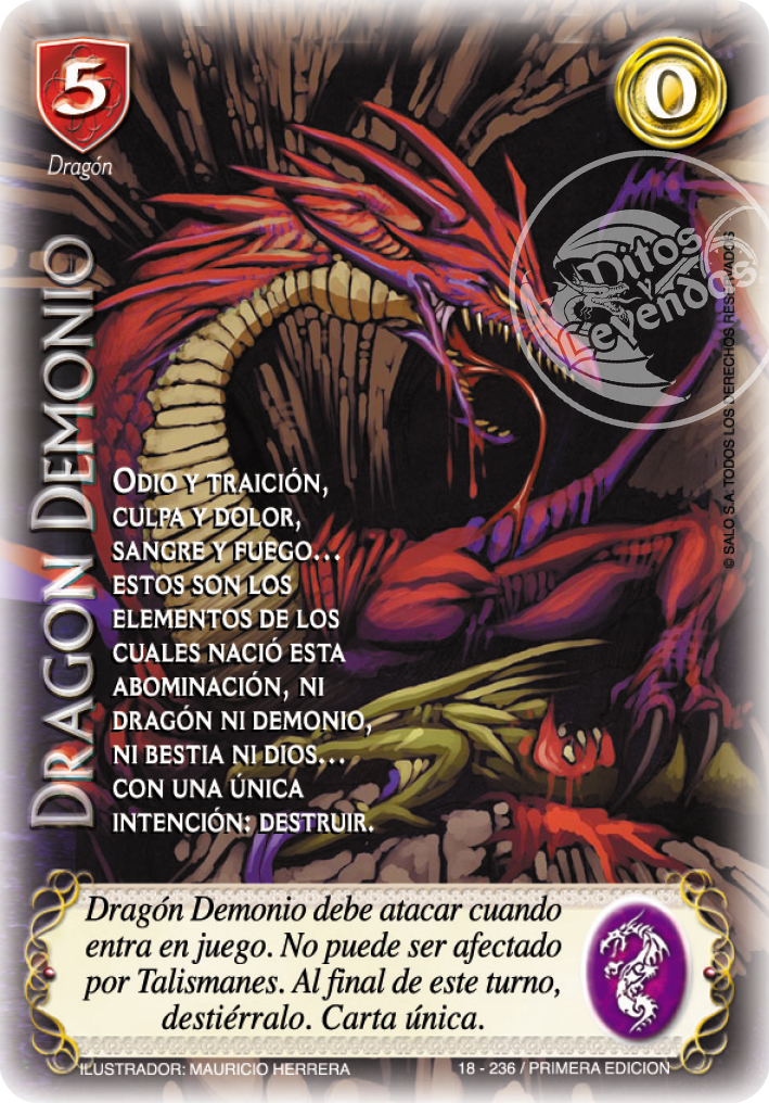 Dragón Demonio, Leyendas - Devastation Store | Devastation Store