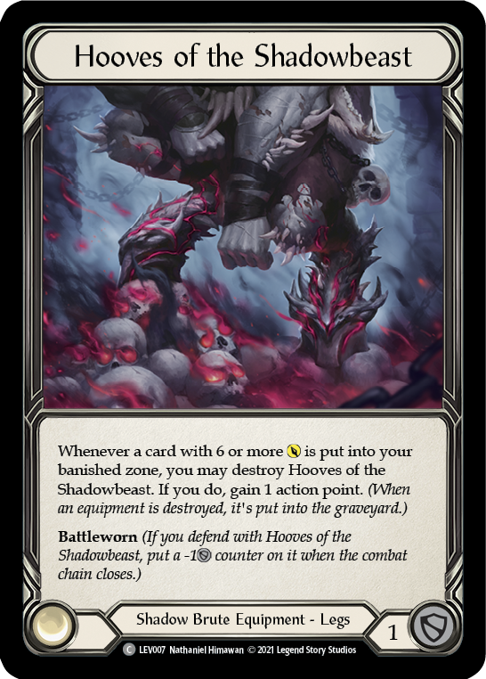 Hooves of the Shadowbeast [LEV007] (Monarch Levia Blitz Deck) | Devastation Store