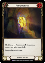 Remembrance [WTR163] Unlimited Edition Rainbow Foil - Devastation Store | Devastation Store