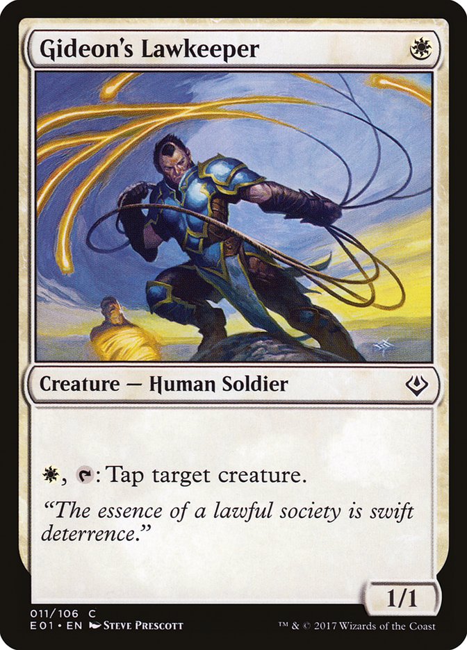 Gideon's Lawkeeper [Archenemy: Nicol Bolas] - Devastation Store | Devastation Store