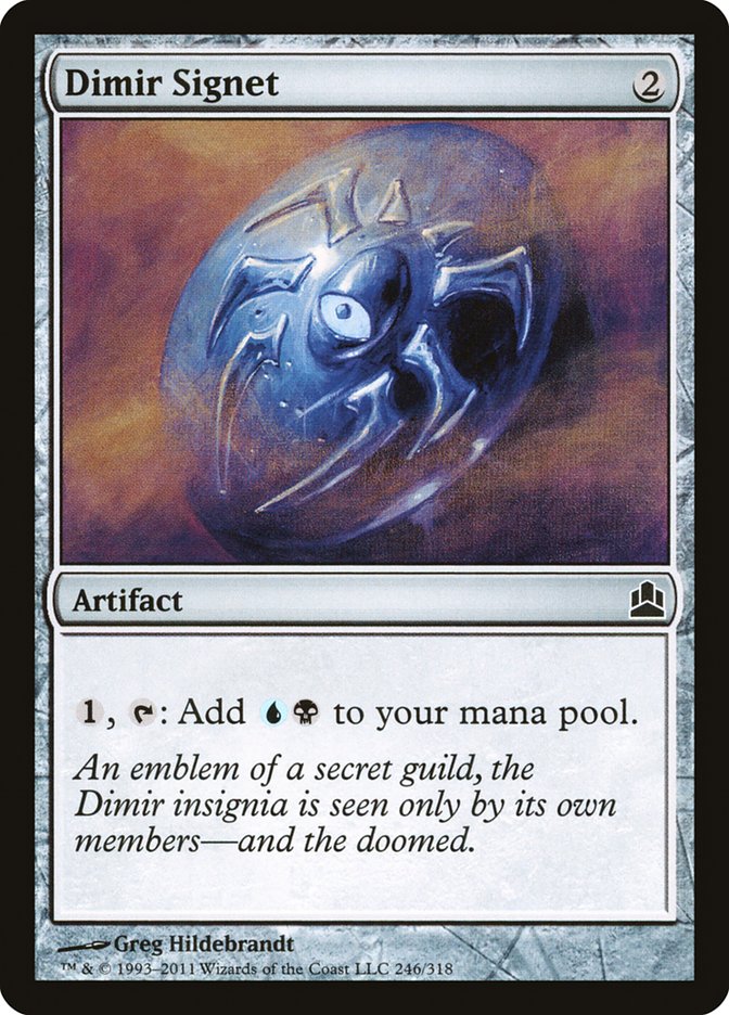 Dimir Signet [Commander 2011] | Devastation Store