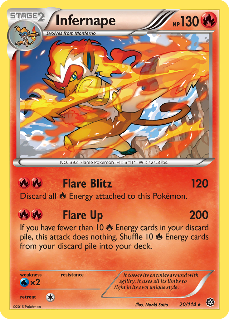Infernape (20/114) [XY: Steam Siege] | Devastation Store
