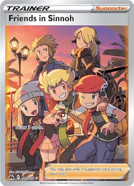 Friends in Sinnoh (149/159) (Full Art) [Sword & Shield: Crown Zenith] | Devastation Store