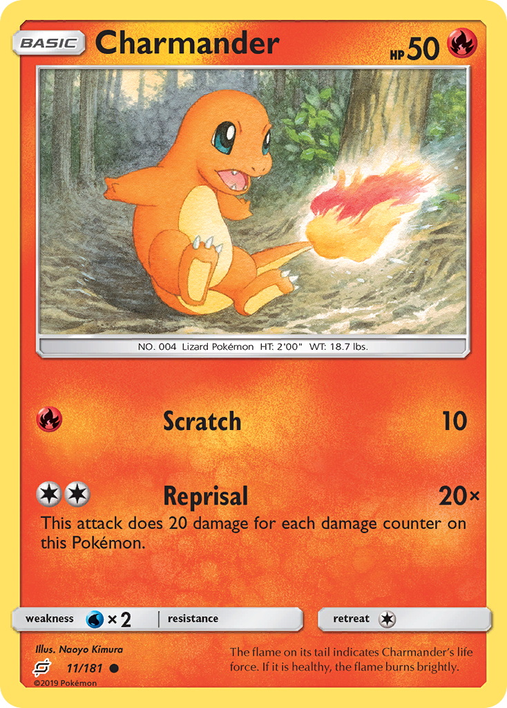 Charmander (11/181) [Sun & Moon: Team Up] | Devastation Store