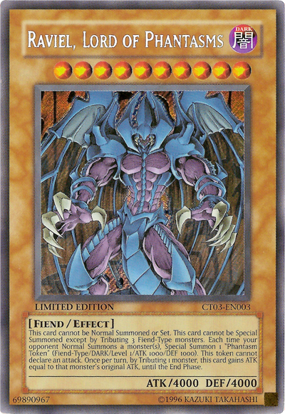 Raviel, Lord of Phantasms [CT03-EN003] Secret Rare | Devastation Store