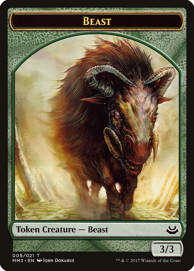 Beast (009/021) [Modern Masters 2017 Tokens] | Devastation Store